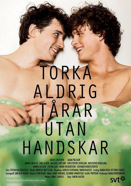 &quot;Torka aldrig t&aring;rar utan handskar&quot; - Swedish Movie Poster