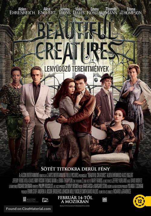 Beautiful Creatures - Hungarian Movie Poster