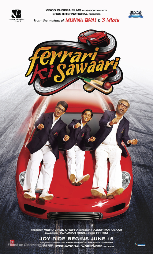 Ferrari Ki Sawaari - Indian Movie Poster