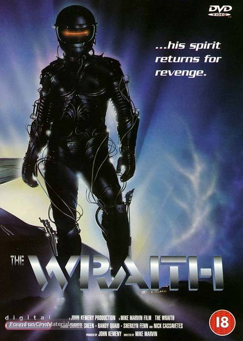 The Wraith - British DVD movie cover