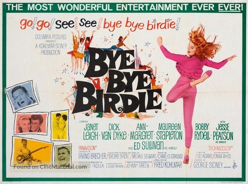 Bye Bye Birdie - British Movie Poster