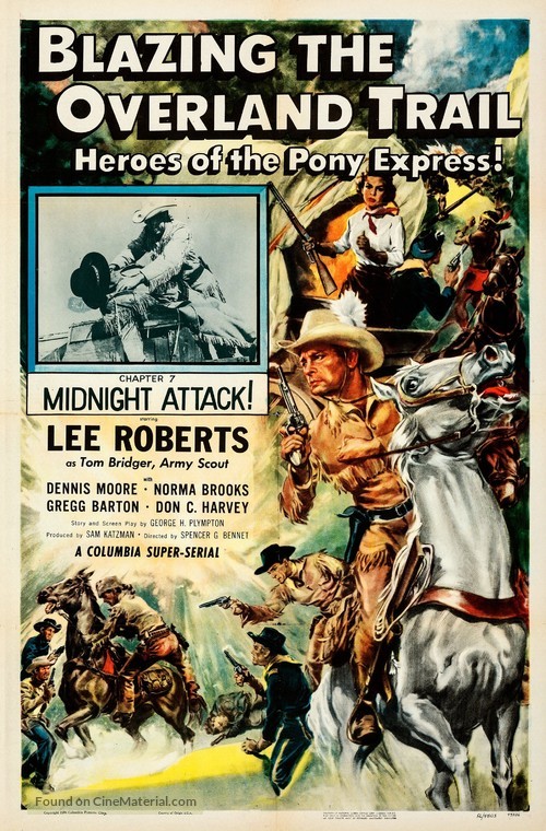 Blazing the Overland Trail - Movie Poster