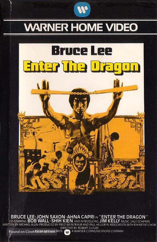 Enter The Dragon - VHS movie cover