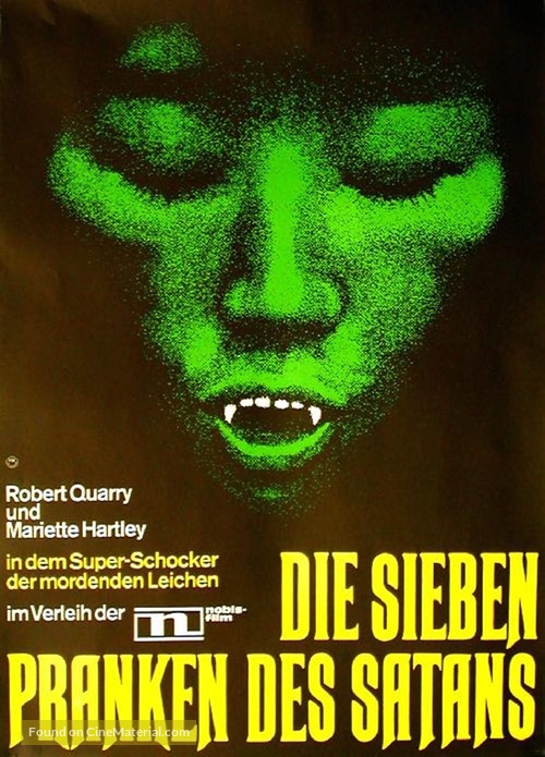 The Return of Count Yorga - German Movie Poster