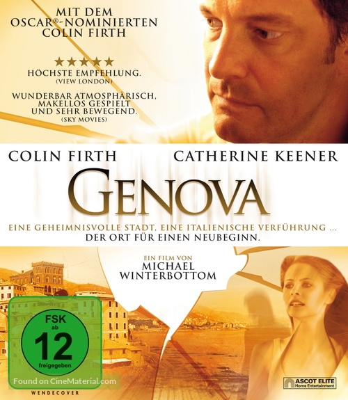 Genova - German Blu-Ray movie cover