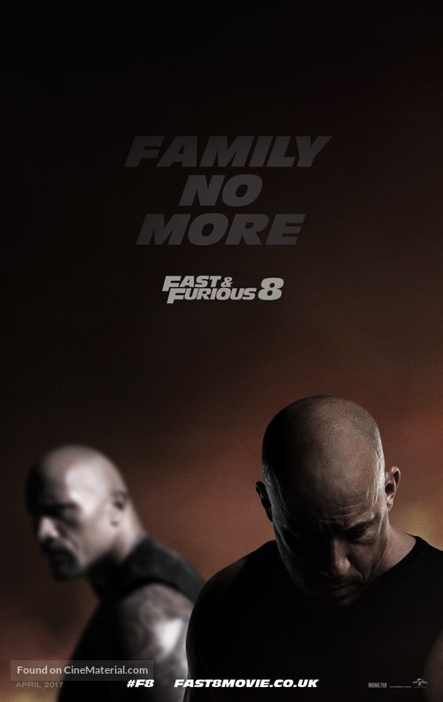The Fate of the Furious - British Movie Poster