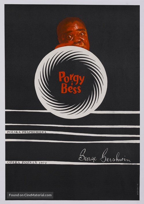 Porgy and Bess - Polish Movie Poster