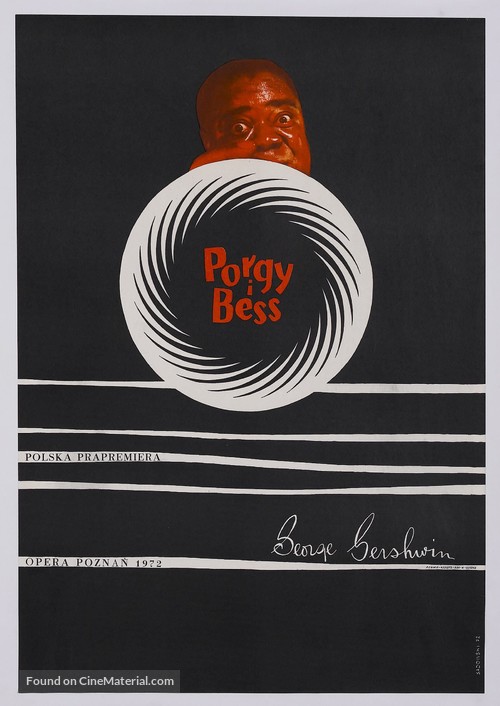 Porgy and Bess - Polish Movie Poster