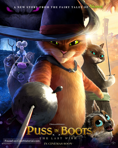 Puss in Boots: The Last Wish - International Movie Poster