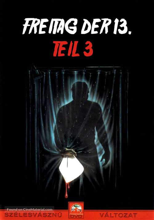 Friday the 13th Part III - German DVD movie cover