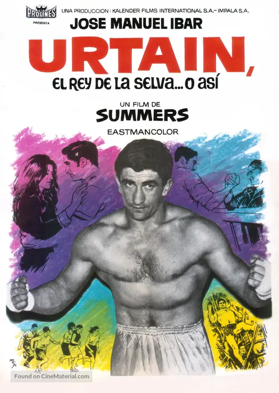 Urtain, el rey de la selva... o as&iacute; - Spanish Movie Poster