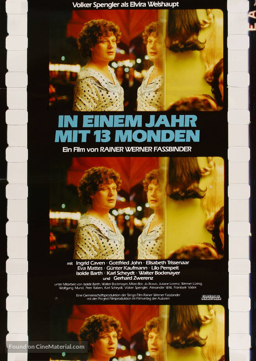 In einem Jahr mit 13 Monden - German Movie Poster