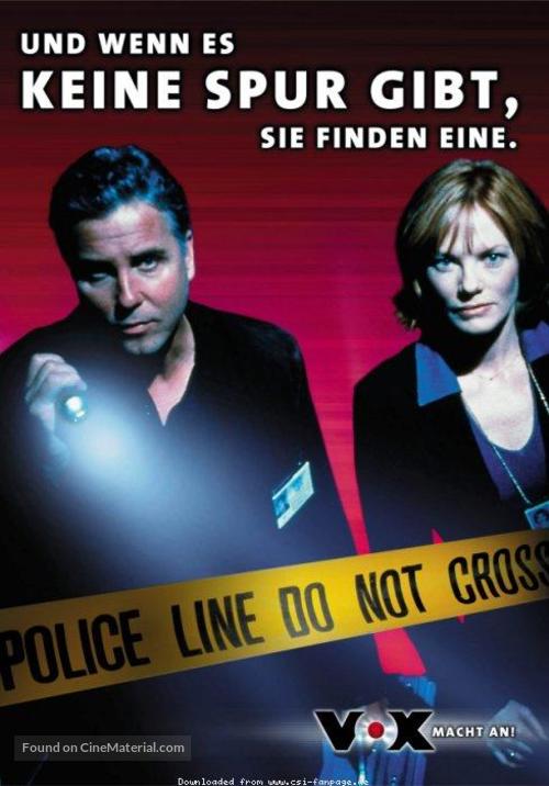 &quot;CSI: Crime Scene Investigation&quot; - German Movie Cover