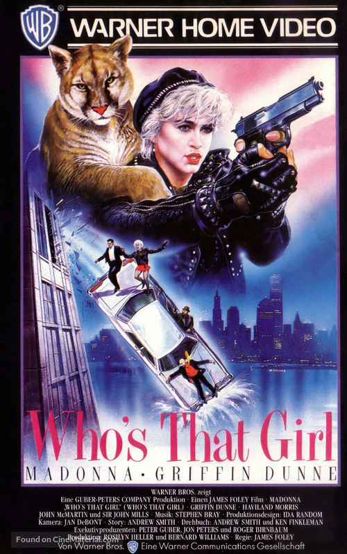 Who&#039;s That Girl? - German Movie Cover