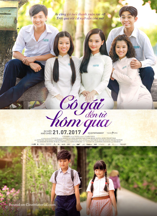 Co gai den tu hom qua - Vietnamese Movie Poster