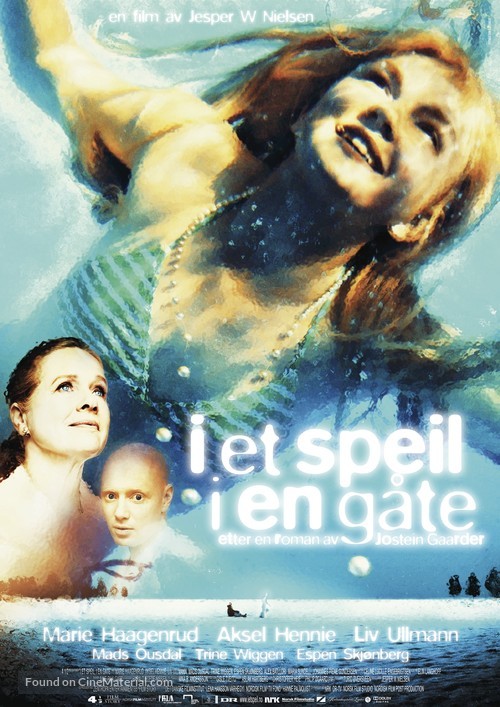 I et speil i en g&aring;te - Norwegian Movie Poster