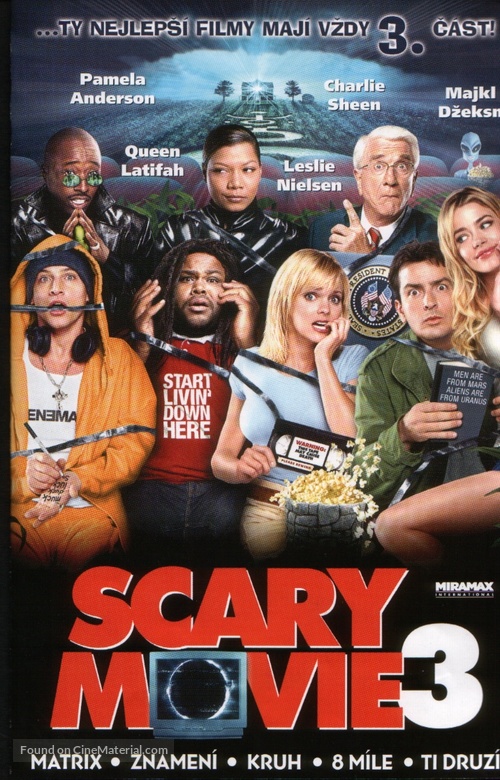 Scary Movie 3 - Czech DVD movie cover