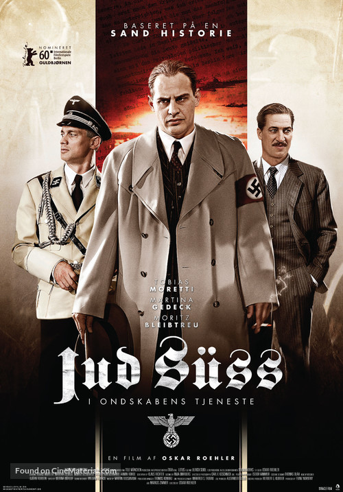 Jud S&uuml;ss - Film ohne Gewissen - Danish Movie Poster