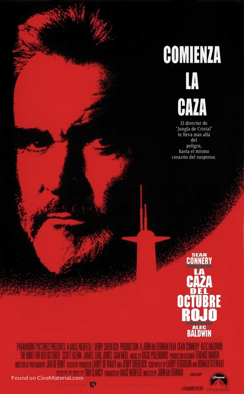 The Hunt for Red October - Spanish Movie Poster