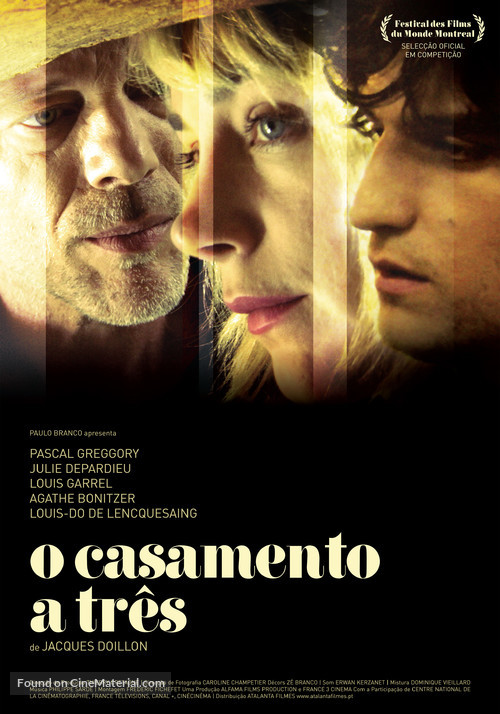 Le mariage &agrave; trois - Portuguese Movie Poster