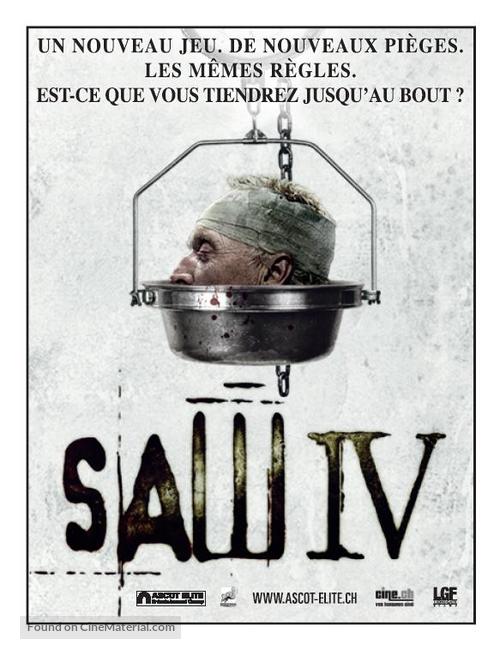 Saw IV - Swiss Movie Poster