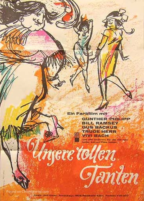 Unsere tollen Tanten - German Movie Poster