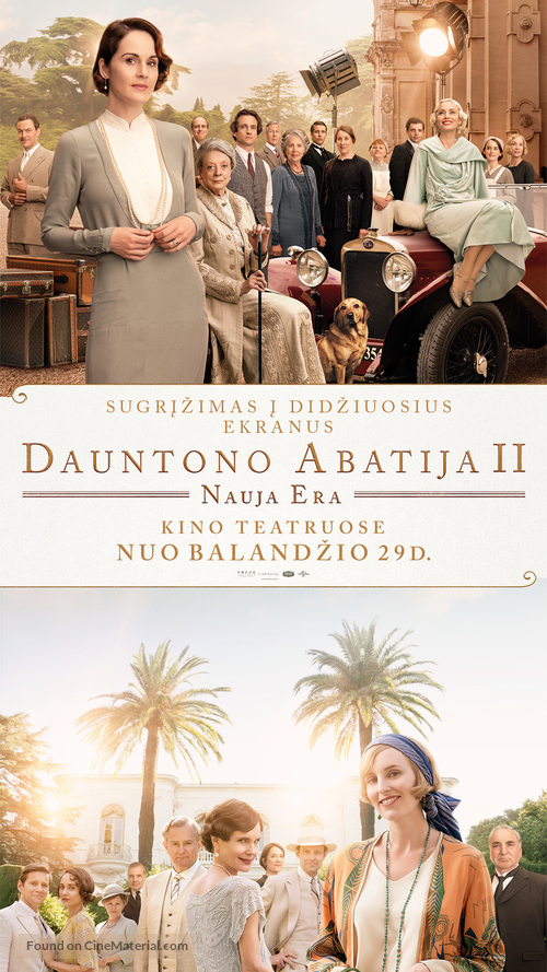 Downton Abbey: A New Era - Lithuanian Movie Poster