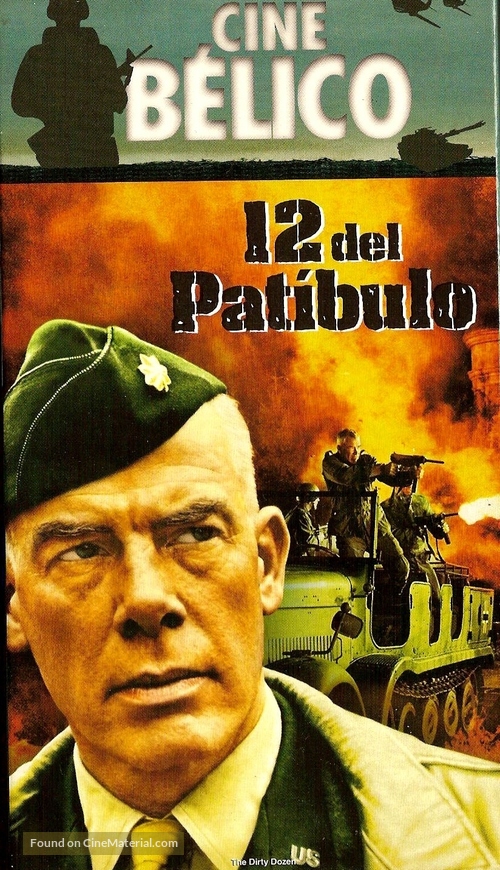 The Dirty Dozen - Argentinian VHS movie cover
