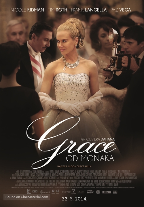 Grace of Monaco - Serbian Movie Poster