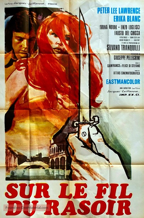 Giorni d&#039;amore sul filo di una lama - French Movie Poster