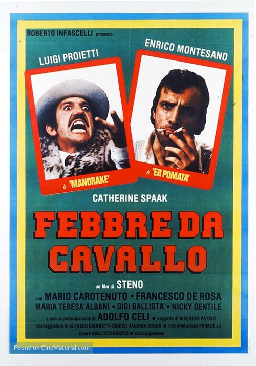 Febbre da cavallo - Italian Movie Poster