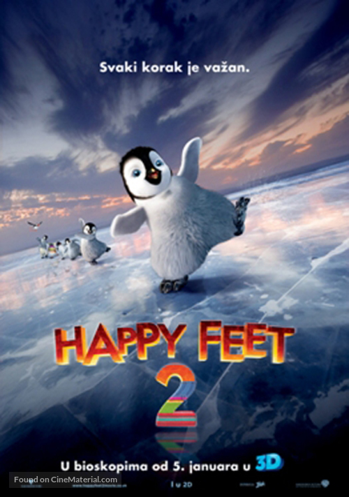 Happy Feet Two - Serbian Movie Poster