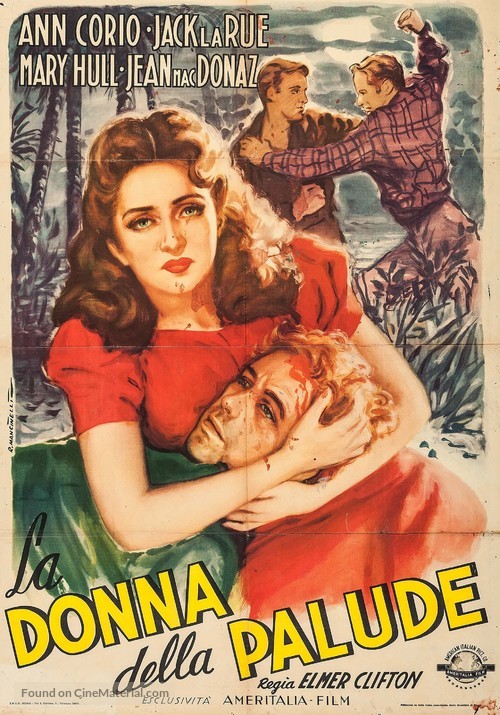 Swamp Woman - Italian Movie Poster