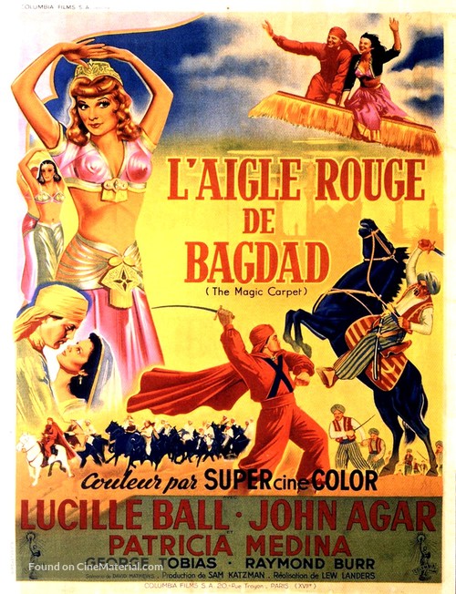 The Magic Carpet - French Movie Poster