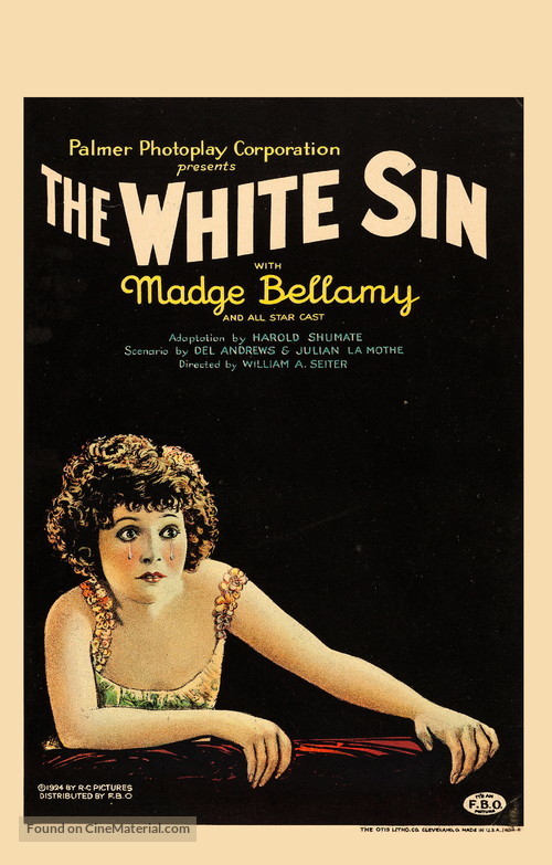 The White Sin - Movie Poster