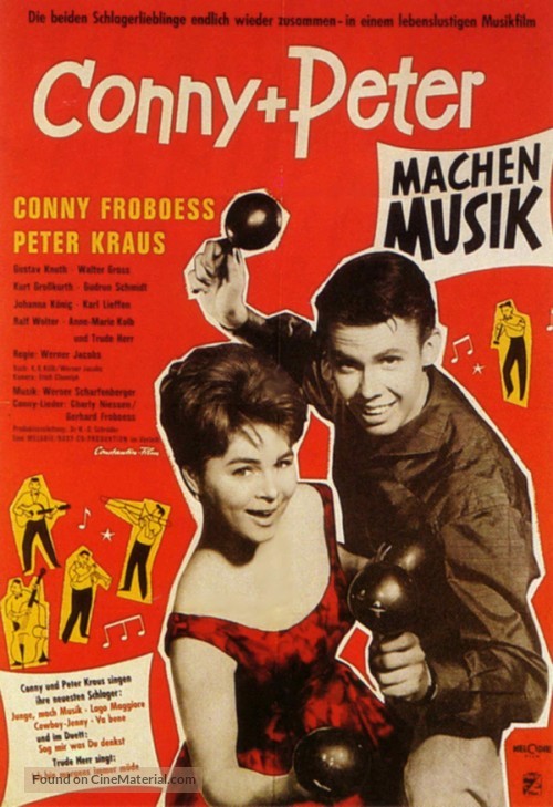 Conny und Peter machen Musik - German Movie Poster