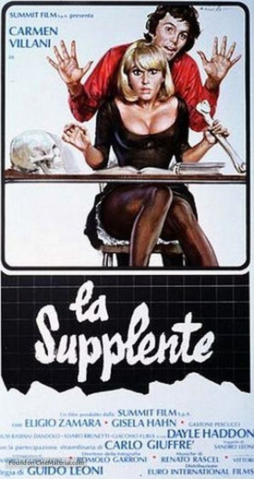 La supplente - Italian Movie Poster