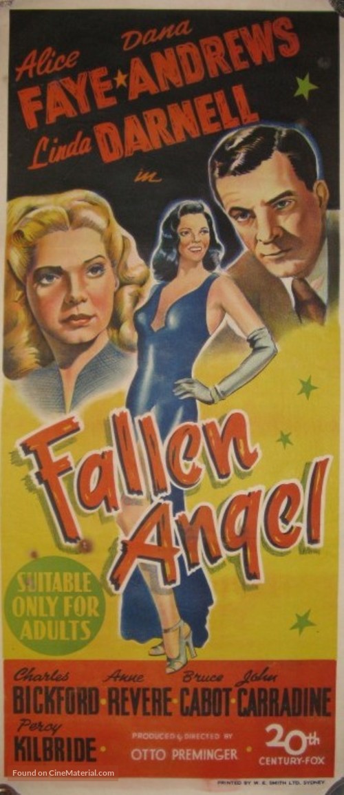 Fallen Angel - Australian Movie Poster