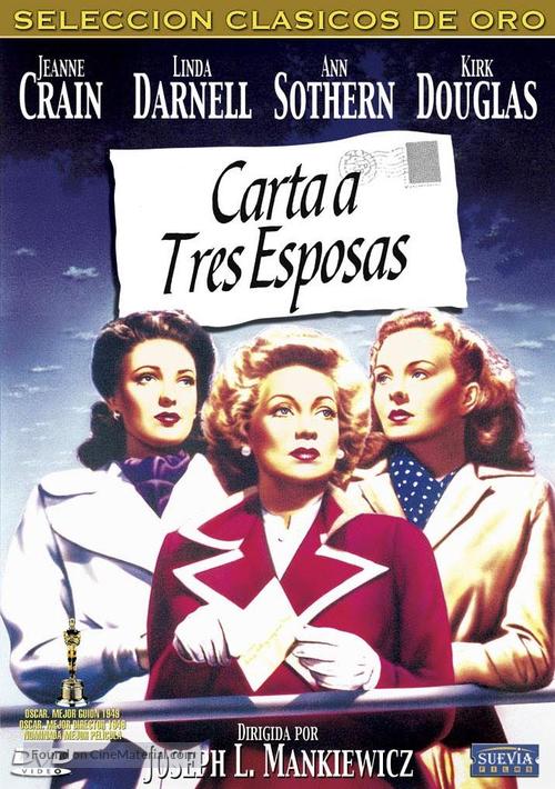 A Letter to Three Wives - Spanish DVD movie cover