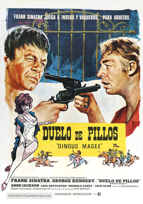 Dirty Dingus Magee - Spanish Movie Poster