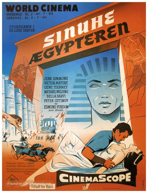 The Egyptian - Danish Movie Poster
