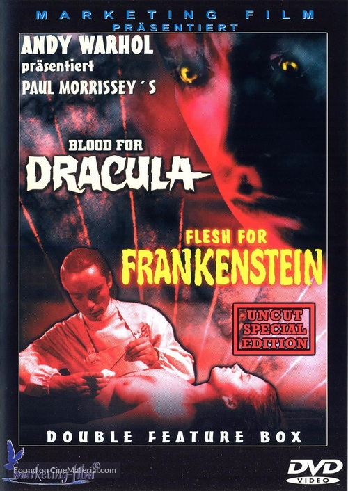 Flesh for Frankenstein - German DVD movie cover