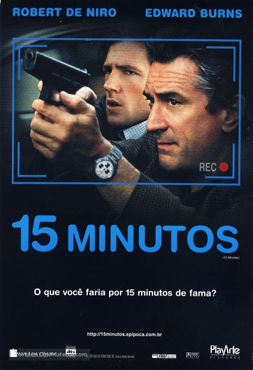 15 Minutes - Brazilian Movie Poster
