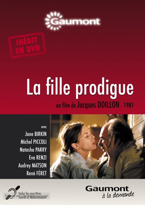 La fille prodigue - French DVD movie cover