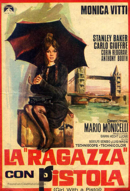 La ragazza con la pistola - Spanish Movie Poster