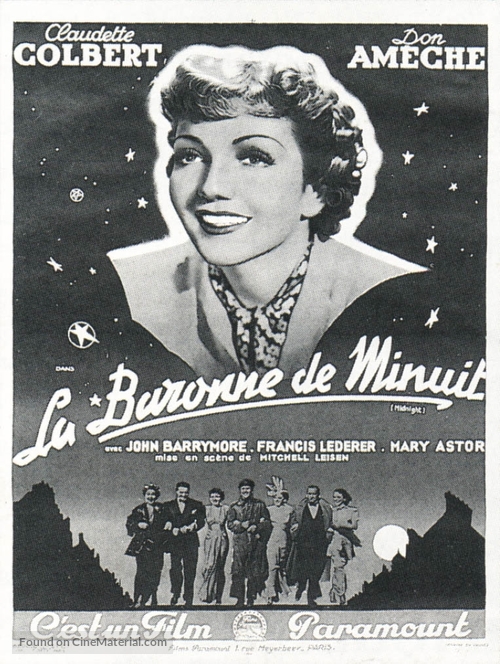 Midnight - French Movie Poster