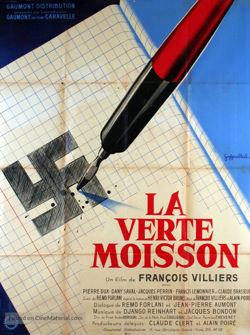 La verte moisson - French Movie Poster