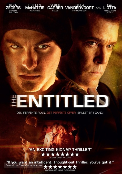 The Entitled - Danish DVD movie cover