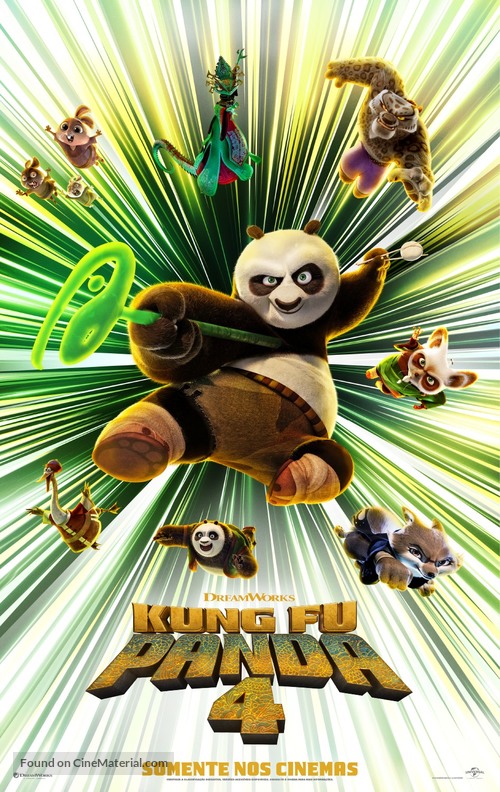 Kung Fu Panda 4 - Brazilian Movie Poster