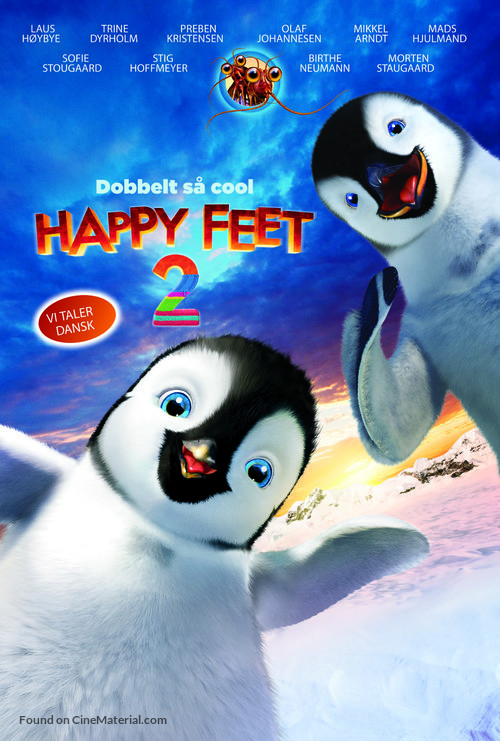 Happy Feet Two - Danish Movie Poster